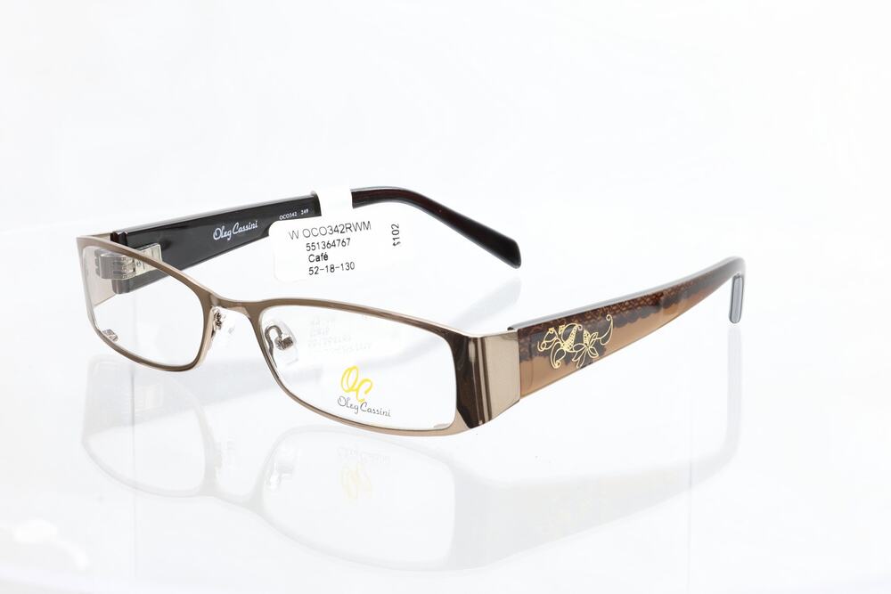Oleg Cassini OCO342 52-18-130mm Eyeglasses FRAMES ONLY - NEW CONDITION - Picture 1 of 6
